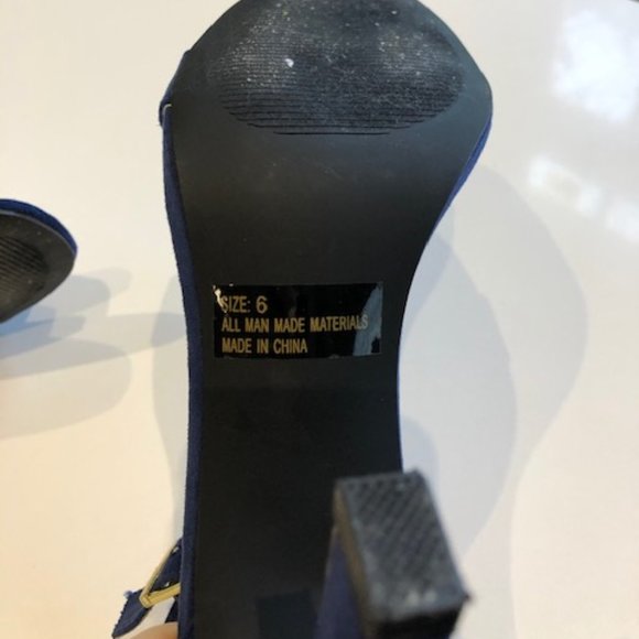 Royal blue High Heels - Picture 7 of 8